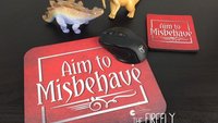Aim to Misbehave Firefly / Serenity inspired Mouse Pad - Create a Desk Set by Adding a Coaster - Captain Mal Reynolds,  Capt