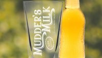 Mudder's Milk Firefly Serenity Inspired  Laser Etched onto 16 oz Pint Pub Glass  -  Browncoats, Jayne Cobb, Science Fiction, Cult Classic