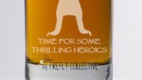 Time for Some Thrilling Heroics Firefly Serenity Inspired Laser Engraved Old Fashion/ Whiskey/ Rocks Glass - Browncoats, Jayne Hat, Cobb