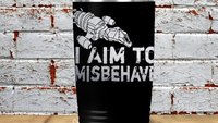 Firefly Serenity Inspired 20 oz Stainless Steel Tumbler (Travel Coffee Mug) Laser Engraved - Jayne Hat, Aim to Misbehave, Curse your Sudden