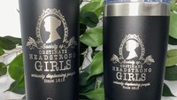 Society of Headstrong Obstinate Girls Jane Austen Inspired 20 oz SSTumbler (Travel Coffee Mug) Laser Engraved - Strong Women Bibliophile