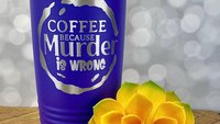 Coffee Because Murder is Wrong 22oz Skinny or 20oz Stainless Steel Tumbler (Travel Mug) Laser Engraved  Coffee or Tea Lover Sarcastic Humor