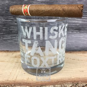 WTF - Whiskey Tango Foxtrot Laser Engraved 10 oz Old Fashion/ Whiskey/ Rocks Glass -Perfect for Gift for Groomsman, Dad, Grandpa, Military